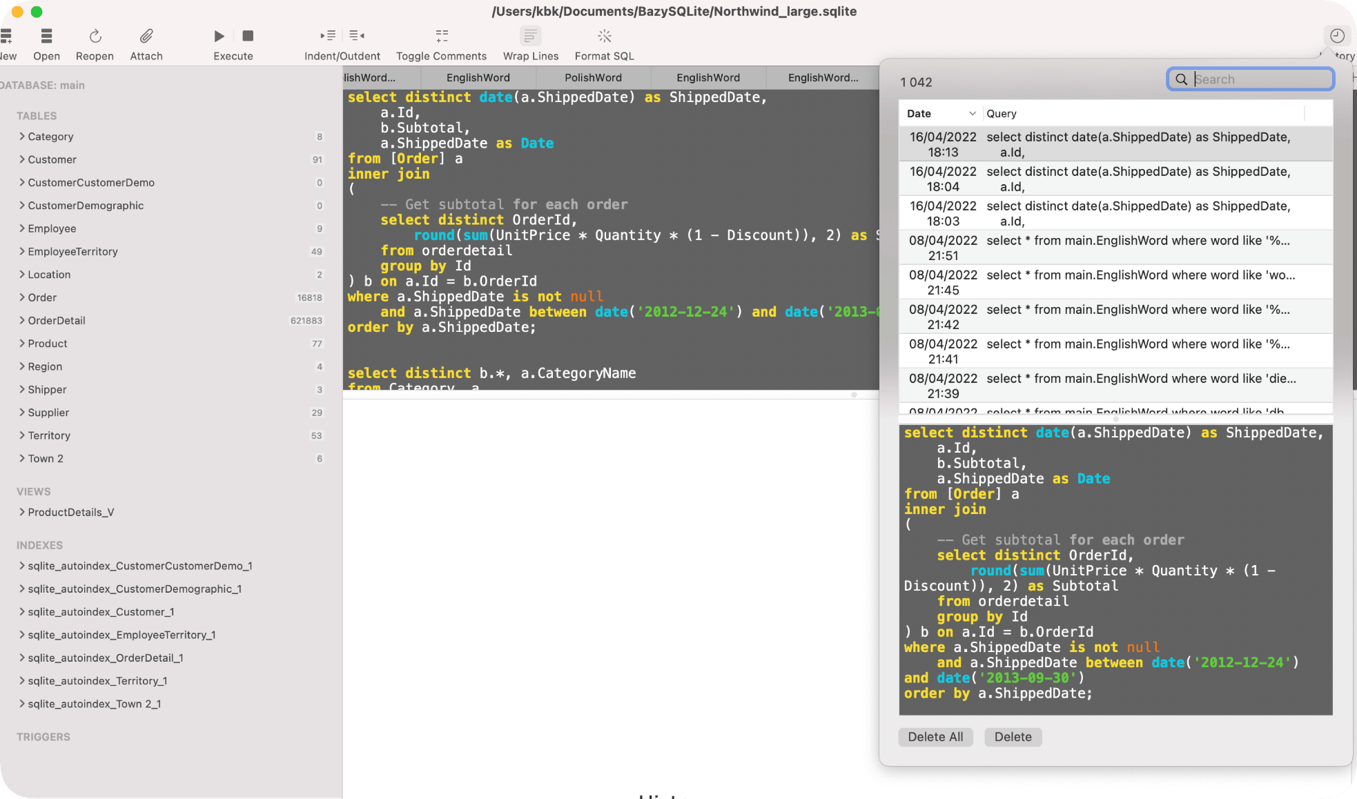 Native SQLite Manager 1.30.2 破解版 - 简洁易用的SQLite编辑器插图 Mac软件下载