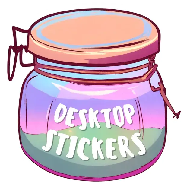 Desktop Stickers 2.82 破解版 - 积极思维的桌面贴纸助手