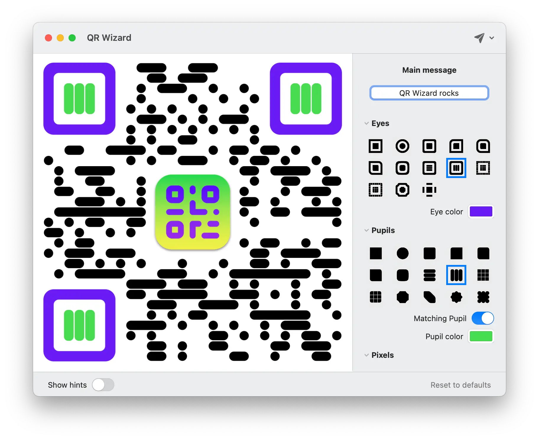 QR Wizard 2.2 破解版 - 二维码制作与解析的法师插图