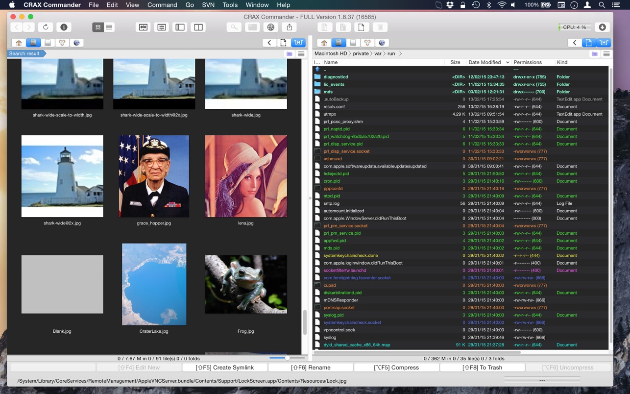 CRAX Commander 1.13.3 破解版 双窗格文件管理器插图 Mac软件下载 CRAX Commander 1.13.3 破解版 双窗格文件管理器插图 Mac软件下载